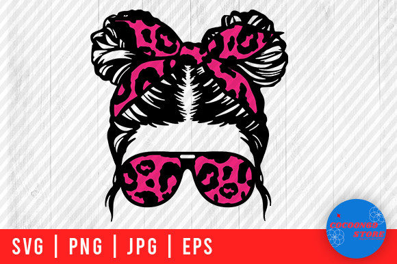 Leopard Daughter Mom Life Graphics for Crafts