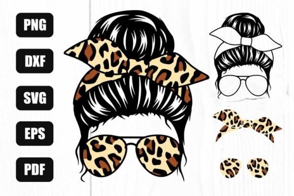 Leopard Mom Life SVG: Graphics for Crafts