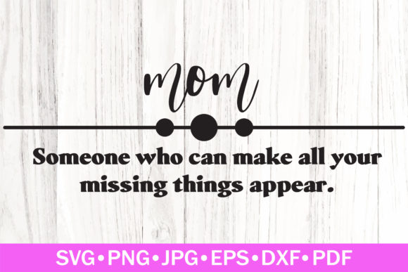 Mom Definition SVG: Graphics for Crafts