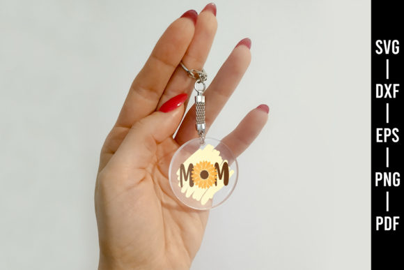Mom Keychain SVG: Crafts & Graphics for Blogs