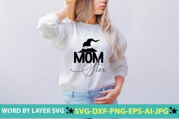 Mom Ster SVG: Modern Graphics for Crafts