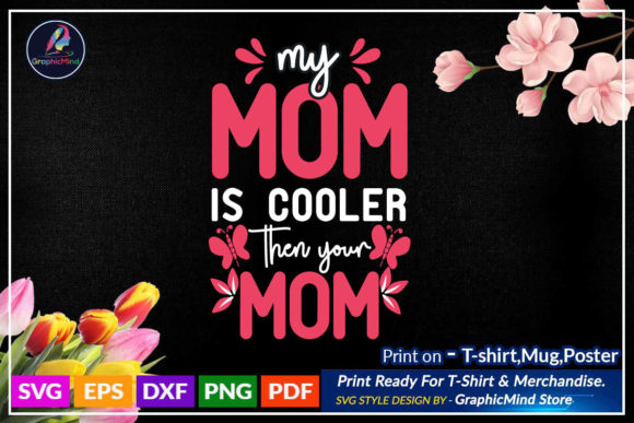 Mom Trendy SVG: Graphics for Crafts
