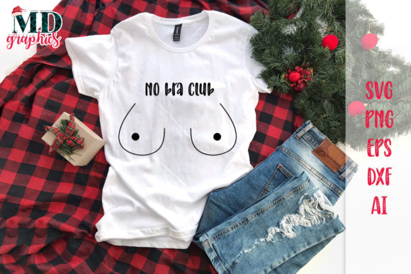 No Bra Club SVG: Fun Graphics for Crafts