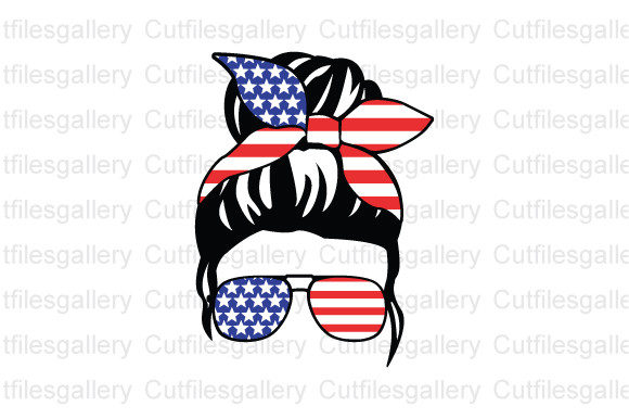 USA Mom Bun SVG: Elevating Crafts and Graphics