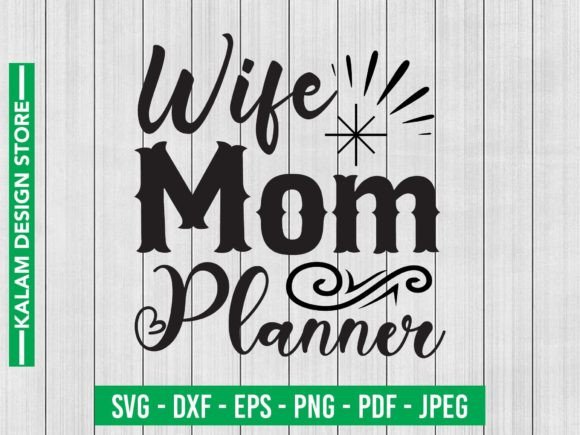Wife Mom Planner: Graphics for Crafts